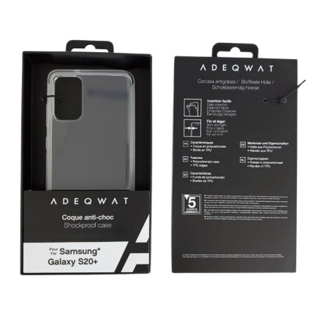 Clear Shockproof Case ADEQWAT Samsung Galaxy S20 Plus