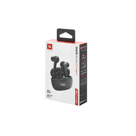 Écouteurs Bluetooth JBL Wave Beam TWS Noir - JBLWBEAM - Audio Ref A192