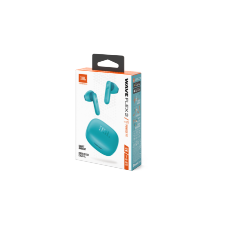 Écouteurs Bluetooth JBL Wave Flex 2 - JBLWFLEX2BLU - Bleu - Audio Ref