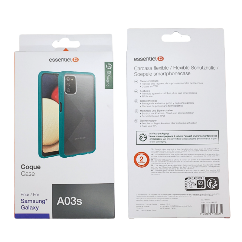 Case ESSENTIELB Samsung Galaxy A03s – Green
