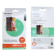 Pack coque + 2 films ESSENTIELB Samsung A42 5G | Smarty