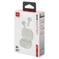 Écouteurs Bluetooth JBL Wave Flex TWS - JBLWFLEXWHT - Blanc — JBL · Smarty Paris 18e