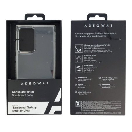 Coque ADEQWAT Samsung Note 20 Ultra Transparente | Smarty