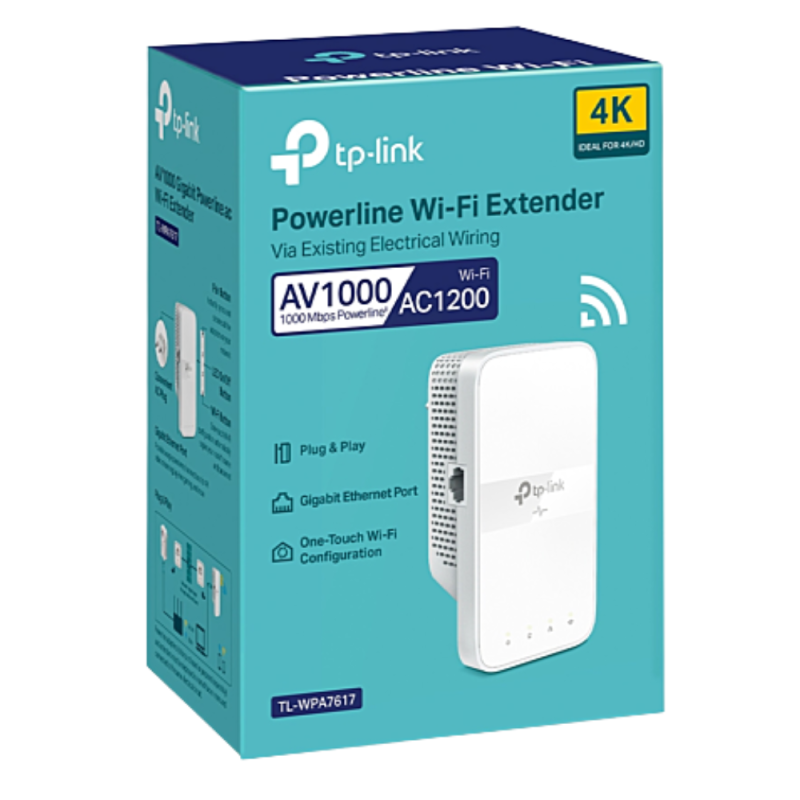 Répéteur Wi-Fi CPL TP-Link TL-WPA7617(EU) – AV1000 AC1200 Blanc