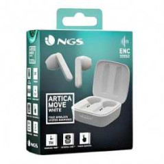 Écouteurs Bluetooth NGS Artica Move White, Une Paires Intra-Auriculair