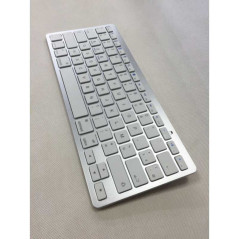 Clavier Bluetooth AZERTY ultra fin argent | Smarty