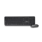 Ensemble clavier-souris NGS SerenityKitFrench – sans fil AZERTY, 12 touches multimédia Ensemble clavier-souris NGS SerenityKitFrench – sans fil AZERTY, 12 touches multimédia