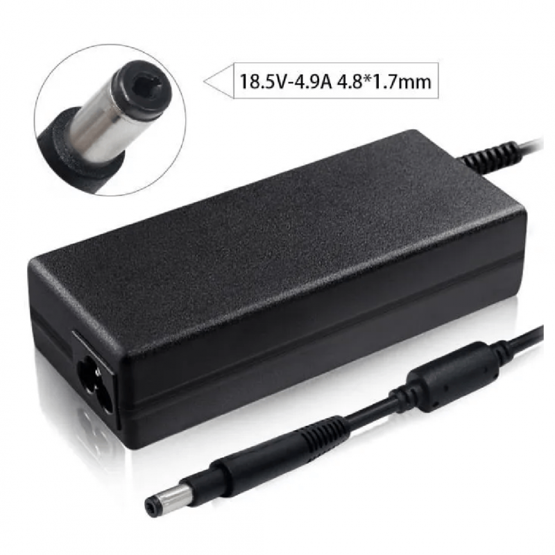 Chargeur secteur PC HP Compaq – 90W 18,5V 4,9A embout 4,8 x 1,7 mm Chargeur secteur PC HP Compaq – 90W 18,5V 4,9A embout 4,8 x 1,7 mm