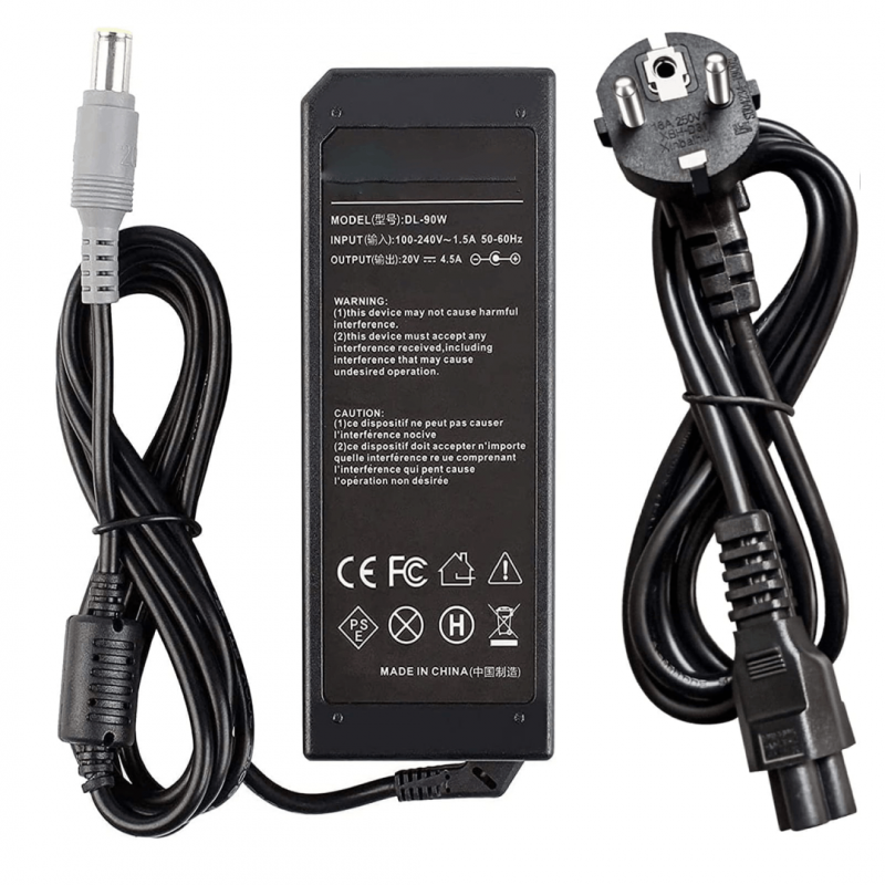 Chargeur secteur PC IB – 90W 20V 4,5A embout 7,9 x 5,5 mm Chargeur secteur PC IB – 90W 20V 4,5A embout 7,9 x 5,5 mm