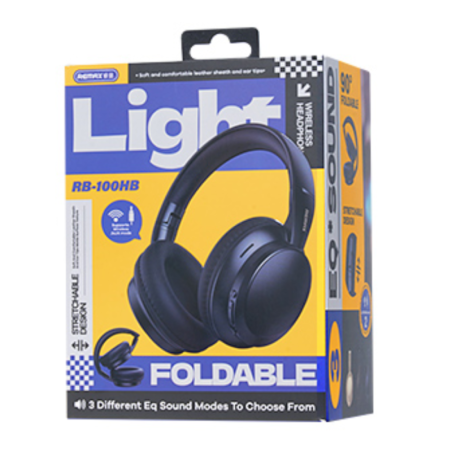 Casque Sans Fil Pliable 3 Modes REMAX RB-100H | Smarty Paris