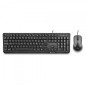 Wired Keyboard and Mouse Combo NGS COCOAKITFRENCH – AZERTY Black Wired Keyboard and Mouse Combo NGS COCOAKITFRENCH – AZERTY Black