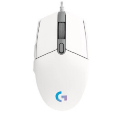 Logitech G102 LIGHTSYNC souris filaire blanche | Smarty