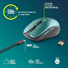 NGS Evo Rust Ice rechargeable mouse | Smarty