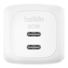 Belkin 2-Port Charger 50W WCH019KQ1MWH-B6 | Smarty
