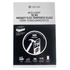 Film de protection Devia 7H HD Privacy Flex Tempered Glass 0