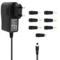 Universal Charger LinQ T-3A08 – 10W, 6 tips + micro-USB Universal Charger LinQ T-3A08 – 10W, 6 tips + micro-USB