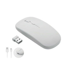 Classic White Wireless Mouse | Smarty