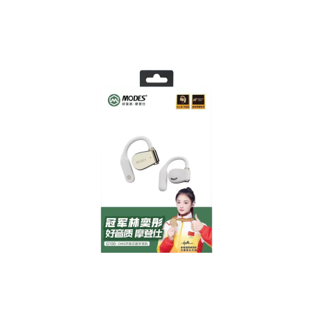 Écouteurs OWS Sans Fil Bluetooth MODES G100 - Blanc - Audio Ref A2086