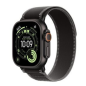 Apple Watch Ultra 3 Cellulaire 5G – 49 mm Titane noir, Trail Loop M/L Noir/Fusain Apple Watch Ultra 3 Cellulaire 5G – 49 mm Titane noir, Trail Loop M/L Noir/Fusain