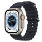 Montre connectée Apple Watch Ultra GPS Cellular – 49 mm Titane naturel bracelet noir Grade A · Reconditionné Montre connectée Apple Watch Ultra GPS Cellular – 49 mm Titane naturel bracelet noir Grade A · Reconditionné