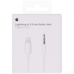 Câble Lightning / Jack 3,5 mm - 1,2M MXK22ZM/A - Retail Box 