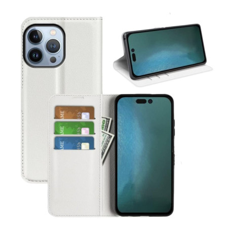 Étui rabat personnalisable ECO pour iPhone – Blanc