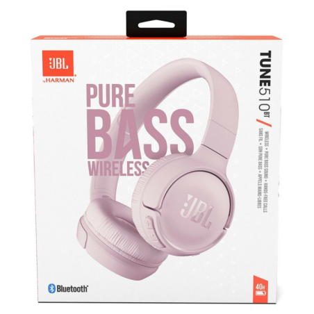 Casque Bluetooth JBL Tune 510BT - JBLT510BTROSEU - Rose | Smarty Paris 18e