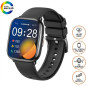 Montre connectée XSSIVE XSS-SW9B – écran HD AMOLED Noir Montre connectée XSSIVE XSS-SW9B – écran HD AMOLED Noir