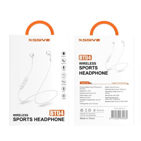 Écouteurs de Sport sans Fil XSSIVE BT04 – Bla | Smarty Paris