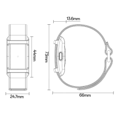 YESIDO IO45 smart band 30-day health tracking