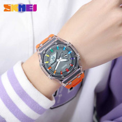 Yellow Multifunction Electronic Watch Luminous