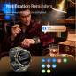 Montre connectée Blackview W90 Pro – 1,43 pouces AMOLED, Noir Montre connectée Blackview W90 Pro – 1,43 pouces AMOLED, Noir