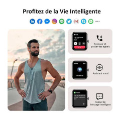 Montre Blackview R50 grise 100+ modes | Smarty