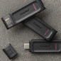USB Flash Drive Kingston DataTraveler 70 – USB-C 128GB USB Flash Drive Kingston DataTraveler 70 – USB-C 128GB