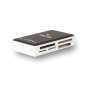 Lecteur de carte mémoire NGS Multireader Pro USB 2.0 – Noir et Blanc Lecteur de carte mémoire NGS Multireader Pro USB 2.0 – Noir et Blanc
