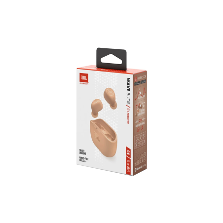 Écouteurs sans fil JBL Wave Buds - JBLWBUDSBEG - Beige — JBL · Smarty Paris 18e