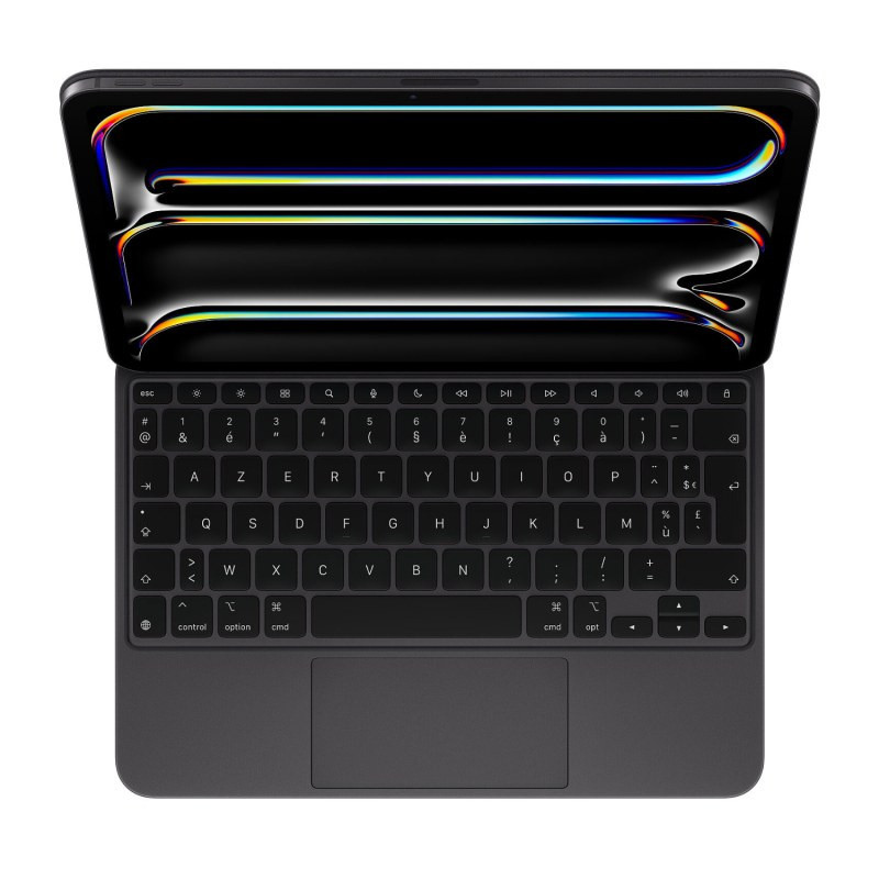 Apple Housse-clavier Magic Keyboard MWR23T/A – Noir USB-C QWERTY pour iPad Pro 11 pouces M4/M5
