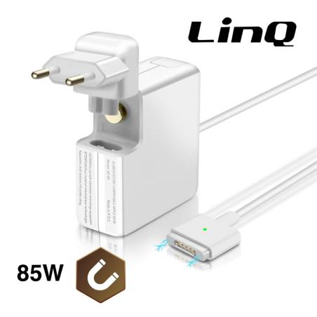 Chargeur Secteur Macbook Pro MagSafe 85W / 20V 4.25A LinQ A2