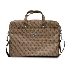 Housse Guess 4G PU Hot Stamp Marron | Smarty