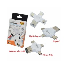 Lecteur Cartes Micro SD 4 en 1 Lightning USB | Smarty Paris 