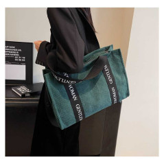 Sac fourre-tout vert 29x43x14 | Smarty Paris