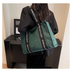 Sac fourre-tout vert 29x43x14 | Smarty Paris