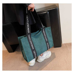 Sac fourre-tout vert 29x43x14 | Smarty Paris