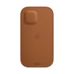 Étui cuir MagSafe Apple iPhone 12 / 12 Pro bronze