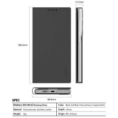 Araree Mustang Diary Case Galaxy S23 Ultra