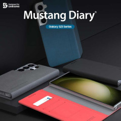 Araree Mustang Diary Case Galaxy S23 Ultra