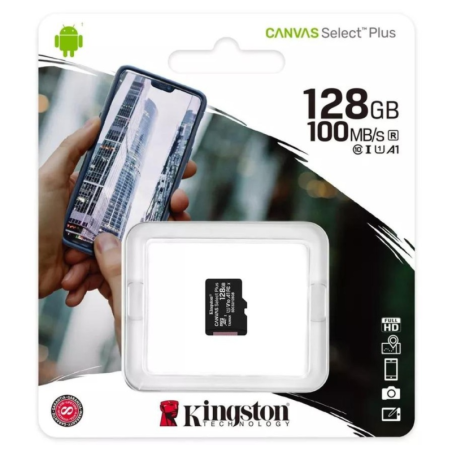 Carte Mémoire Kingston 128 Go - Micro SDHC CL | Smarty Paris