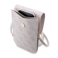Pochette téléphone Guess 4G Stripes Rose | Smarty