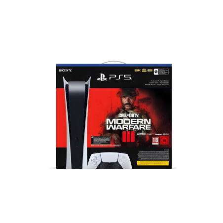 Console Sony PlayStation 5 - PS5 Digital Edition - 825 Go SSD - 4K/8K