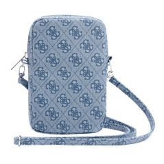 Pochette téléphone Guess 4G Triangle Bleu | Smarty